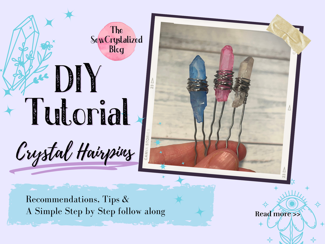 Crystal Hair Pins – How To Wire Wrap Them Like A Pro