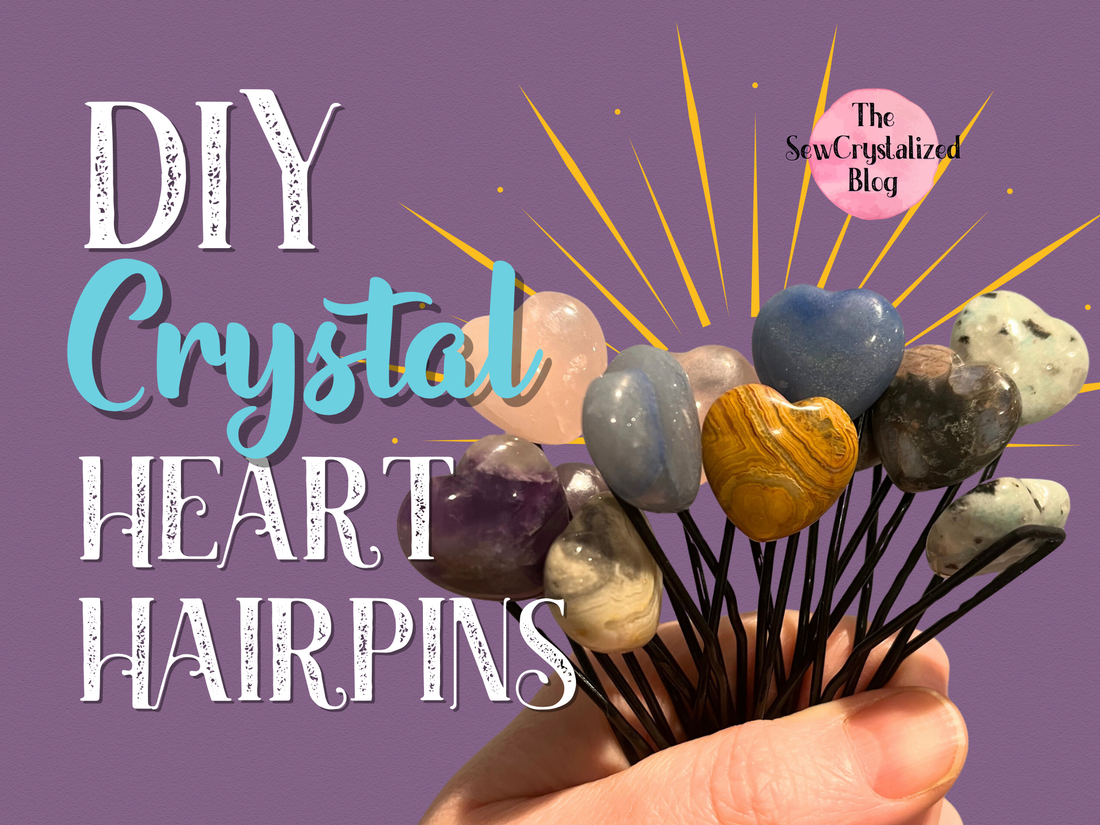 Crystal Hearts – How To Make Your Own Crystal Heart Hair Pins