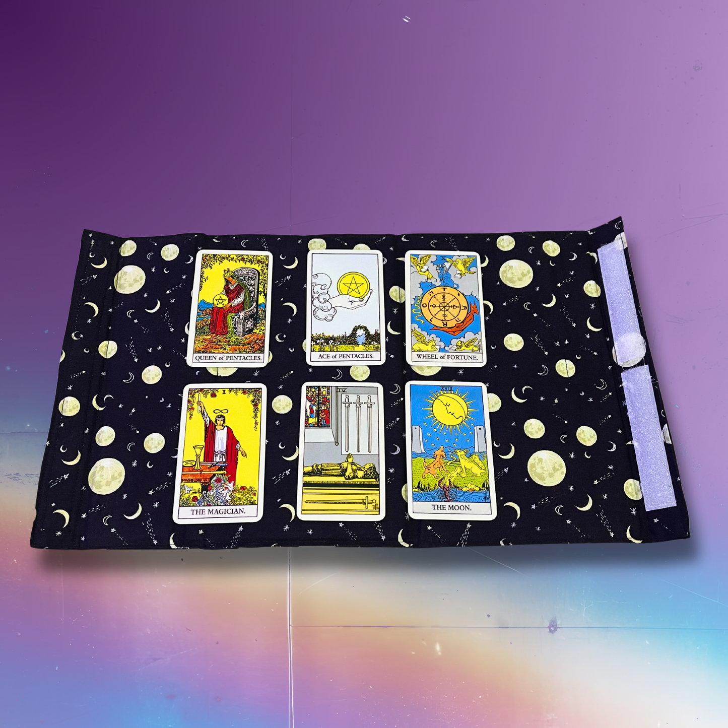 Folding Celestial Tarot Card Holder