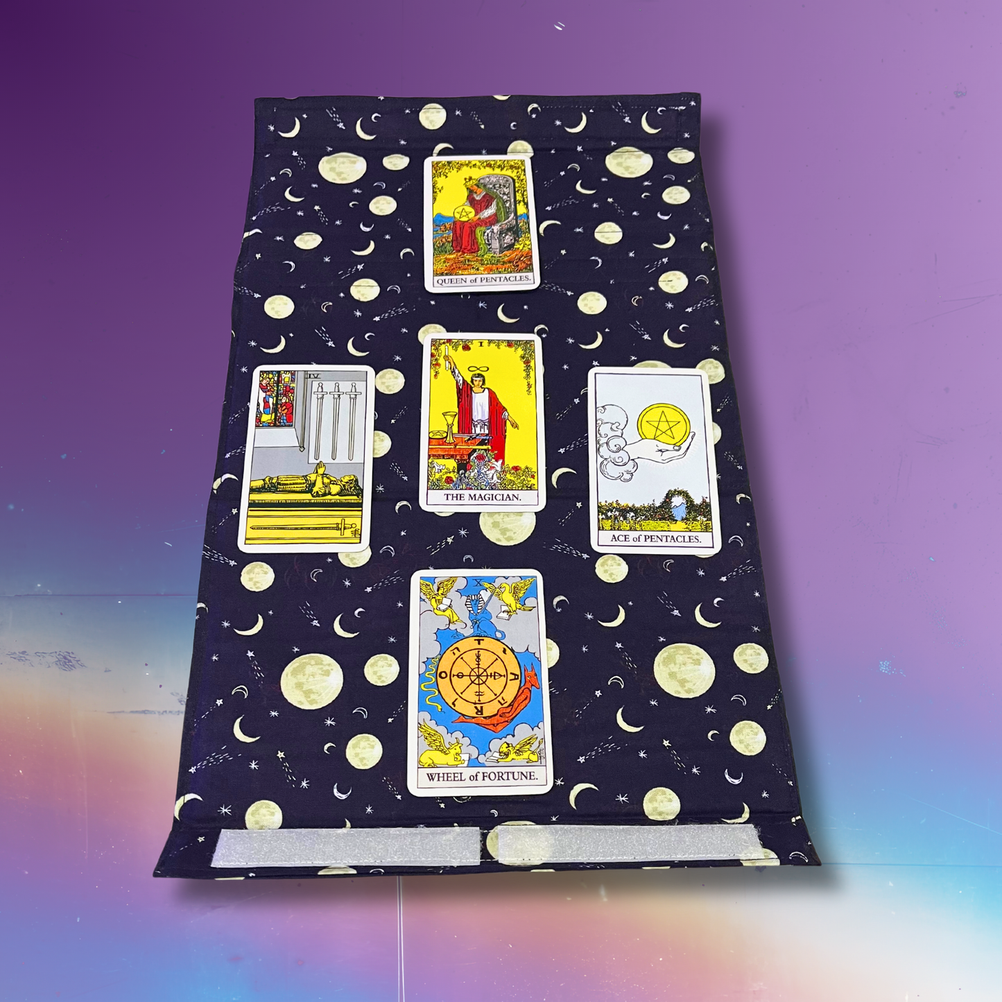 Folding Celestial Tarot Card Holder